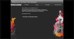 Desktop Screenshot of musicwithmessage.de